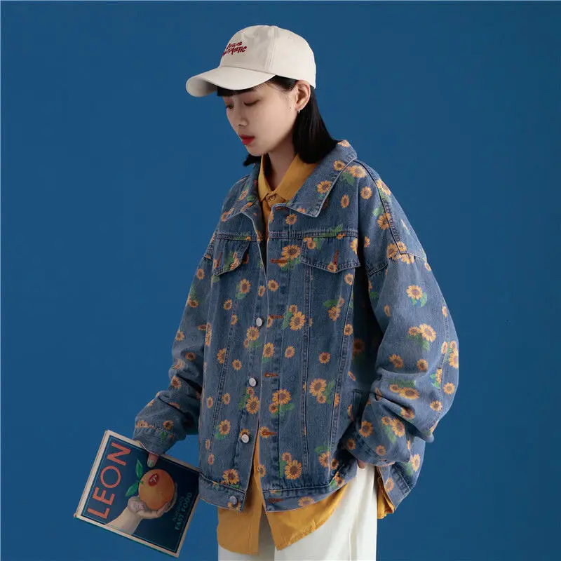 Мужская Повседневная джинсовая куртка Privathinker пальто с графическим принтом