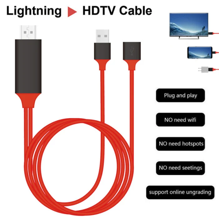 3 в 1 HDMI кабель ТВ Android телефоны к HDMI адаптер Full HD 1080P USB конвертер Кабель FKU66
