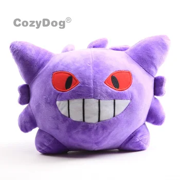 

27x22 cm Anime Gengar Plush Toys Doll Peluche Cute Monster stuffed animals toys Pikachu Gengar Eevee Series Doll Kids Gift