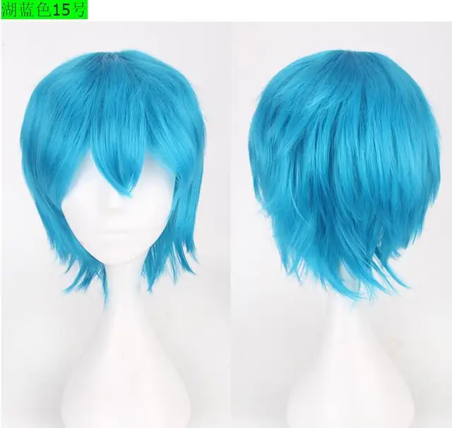 30CM 20 Colour Game Persona 5 Kurusu Akira Short Wig Cosplay Costume Heat Resistant  Hair Joker Amamiya Ren Men Wigs O