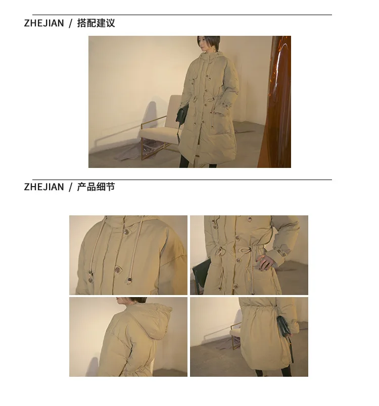 Origional Designer WOMEN'S Dress Iliad Winter Workwear down Coat High-End down Jacket Loose-Fit Padded Coat