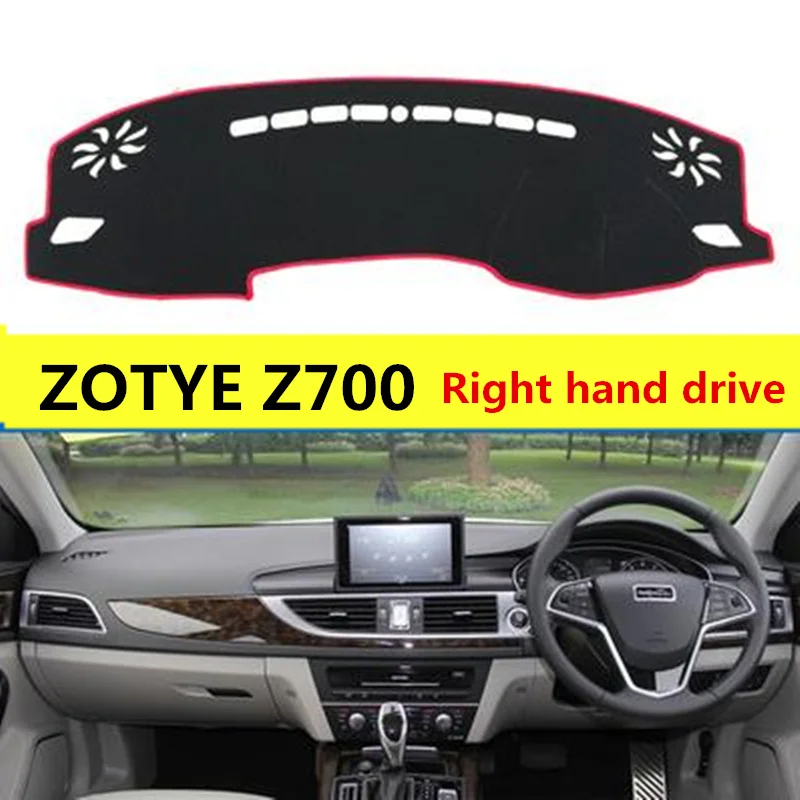 

Car Dashboard Cover Pad Car Accessories Interior for Zotye Z700 Polyester Fiber Auto Protective Mat for Zotye Z700 Right Hand