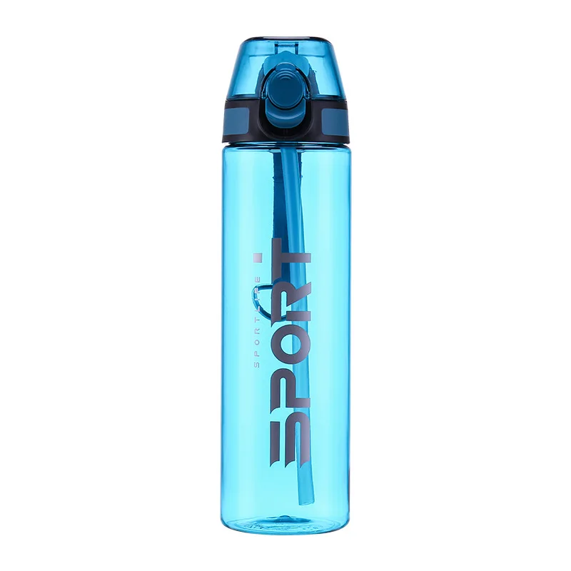 New sports bottle 500ML fitness bottle outdoor travel portable leak-proof plastic cup space cup beverage bottle BPA Free - Цвет: B4
