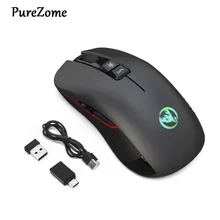 T30 эргономичная беспроводная игра Mute mouse 3600 dpi перезаряжаемая беззвучная мышка компьютерная мышь для Macbook ноутбуков геймеров