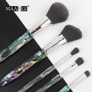 

MAANGE 5/10 Pcs Shinning Makeup Brushes Set Soft Synthetic Hair Foundation Powder Eye Shadow Blush Beauty Make Up Tool Kits New