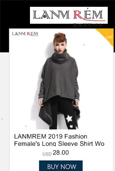LANMREM Весенняя Новая модная женская футболка с неровными перекрещивающимися вставками, черные топы с круглым воротником, женская одежда PC343