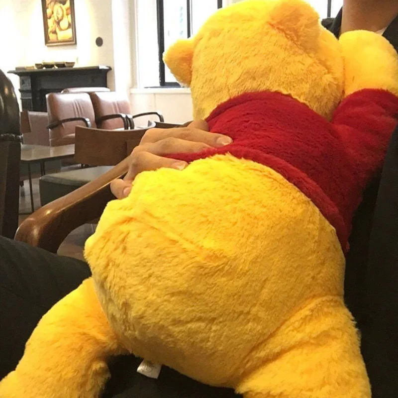 Disney Große Gefüllte Spielzeug 60cm Winnie The Pooh Kissen Riesen Plüsch Bär Puppe Nette Zimmer Zier Kissen Für Decor ostern Geschenk