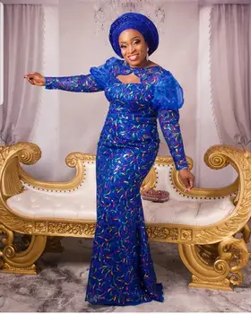 

Luxury Lace Fabric French Lace Fabric Nigerian Lace Fabric For Women Party 2019 High Quality Lace Sequin Lace Fabric GD3072B-2