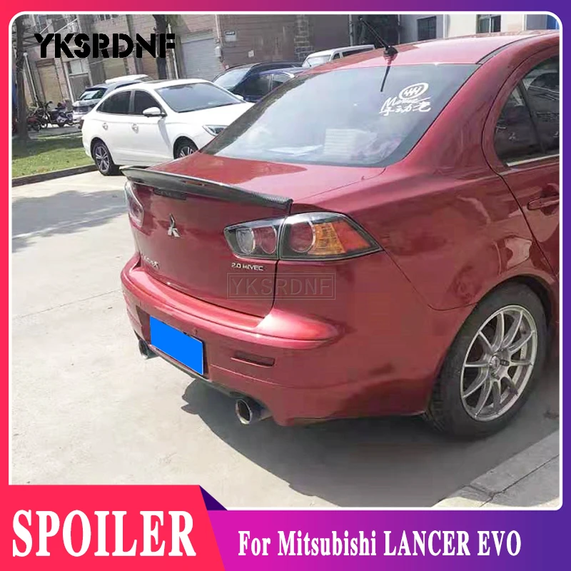 Для Защитные чехлы для сидений сшитые специально Mitsubishi LANCER EVO 2008-2015 ABS спойлер из