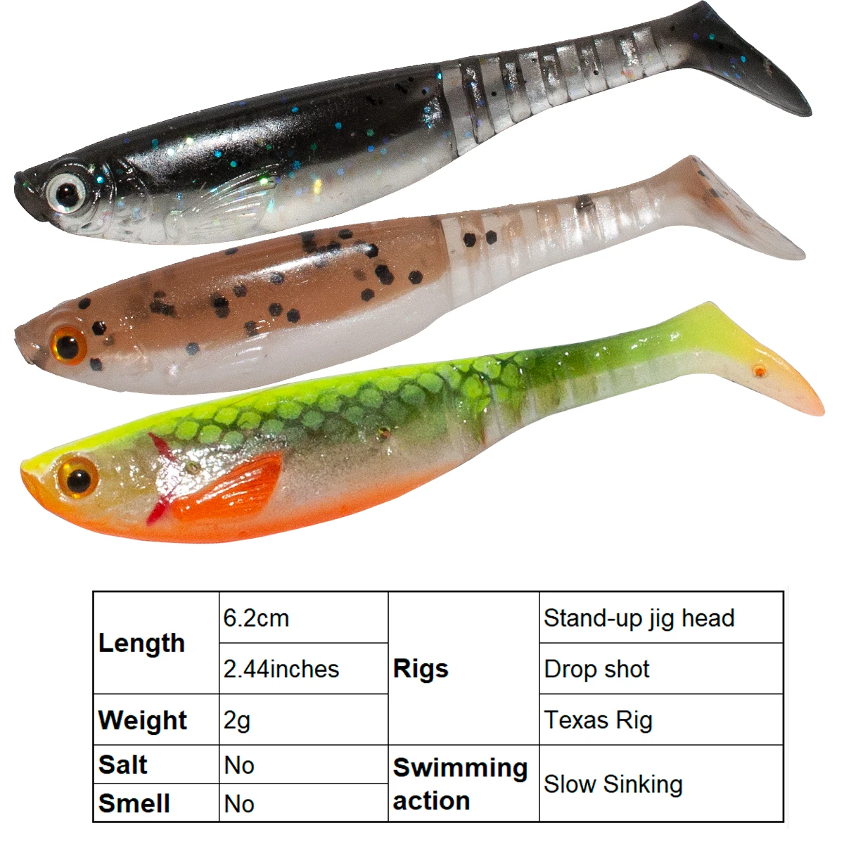 Shad 6 2 см г шт. Shadster Power Tail Texas Rigs Jig Head форель куонь Zander Spin Minnow Swimbait Paddle Мягкая