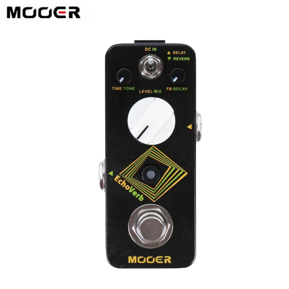 

MOOER EchoVerb Digital Delay Reverb Guitar Effect Pedal True Bypass Full Metal Shell Micro Guitar Effects Guitar Accessories