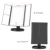 Зеркало для макияжа LED Touch Screen 22 Light Table Desktop Makeup 1X/2X/3X/10X Увеличительные Зеркала Тщеславие 3 Складных Регулируемых Зеркала