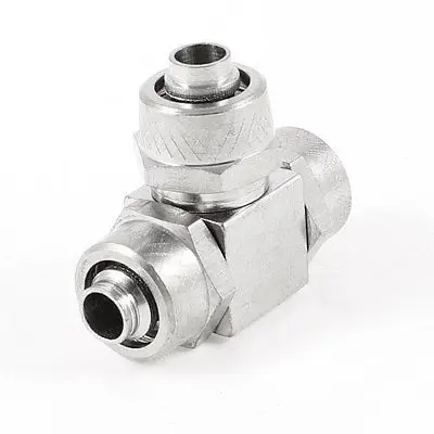 

Tee Shaped 3 Ways Pneumatic Quick Coupler Adapter for 6.5mmx10mm Air Tube