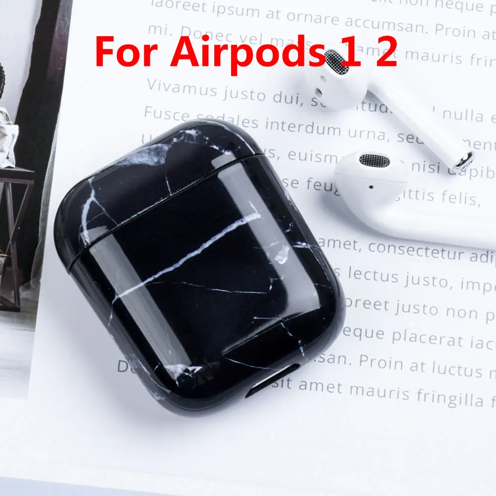 Защитный чехол для наушников для Apple Airpods Pro мраморный Жесткий Чехол для Airpods 2 1 Аксессуары для наушников Air Pods чехол - Цвет: 05