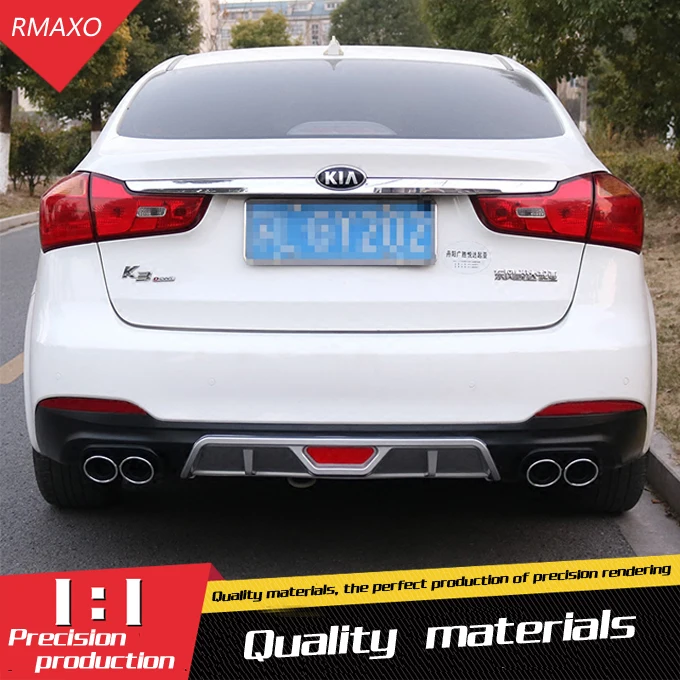 Задний спойлер для Kia forte K3 2013 ABS задний бампер диффузор корпуса forte|Спойлеры и