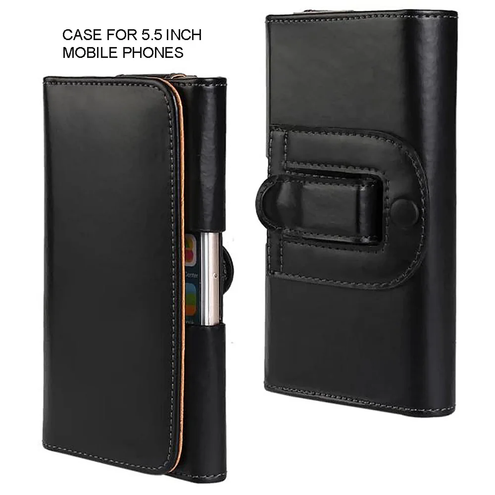 Cellphone Cover Waist Bag Clip Pouch Belt For 5.5 inch Mobile Phones PU Leather Durable 15.5*8.2cm Cellphone Cover Waist Bag Clip Pouch Belt For 5.5 inch Mobile Phones PU Leather Durable 15.5*8.2cm
