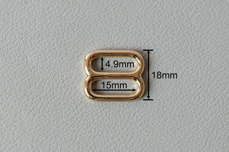 1 set Metal D rings slider tri-glides release buckle 15mm webbing for paracord dog cat collar necklace DIY accessories gold