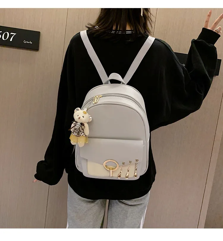 2024 New Fashion Women's PU Student Fashion Child Mother Backpack 6