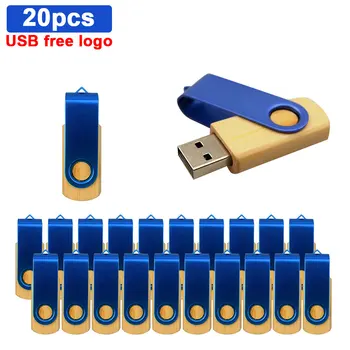 

20pcs/lot new metal wooden box pen drive USB stick 128GB 64GB 32GB 16GB 8GB USB 2.0 memory stick Pendrives USB flash drive Gifts