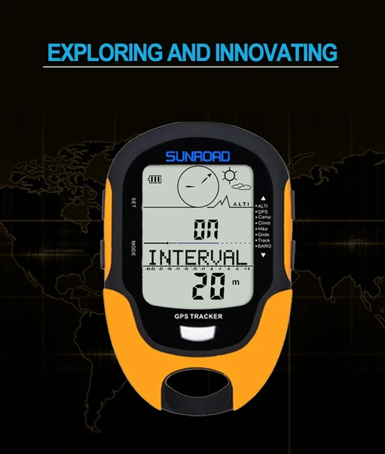 Hiking Gps Multifunction LCD Digital GPS Altimeter Barometer
