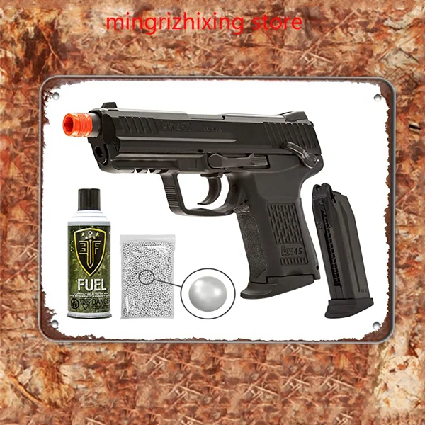 Пистолет для страйкбола Wearable4U Elite Force H &amp K45CT GBB(VFC) зеленый газовый BB