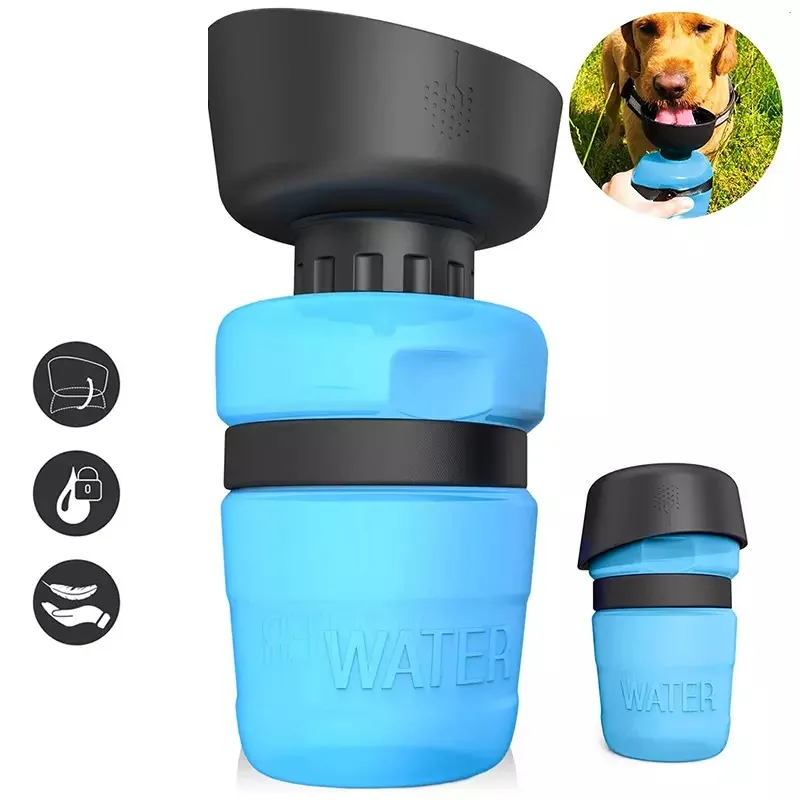 

Portable Pet Dog Water Bottle Outdoor Pet Water Dispenser Feeder Pet Product For Small Large Dogs Travel Puppy Cat Drinking Bow
