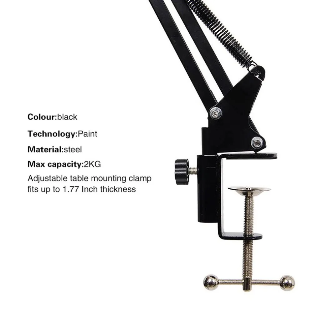 Desktop-Adjustable-Studio-Microphone-Stand-Suspension-Boom-Table-Bracket-Arm-Holder-Microphone-Shock-Mount-Microphone-Bracket (3)