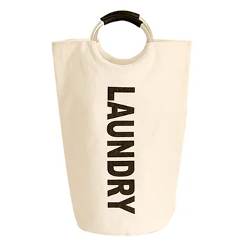 

Collapsible Laundry Basket Bag With Alloy Handle Hamper Toy Cloth Organizer Large Capacity Laundry Bag