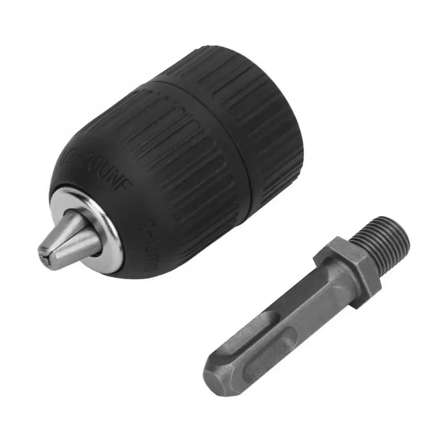 

Keyless Drill Chuck 2.0-13mm with 1/2-20UNF+SDS Square Shank Adapter Converter