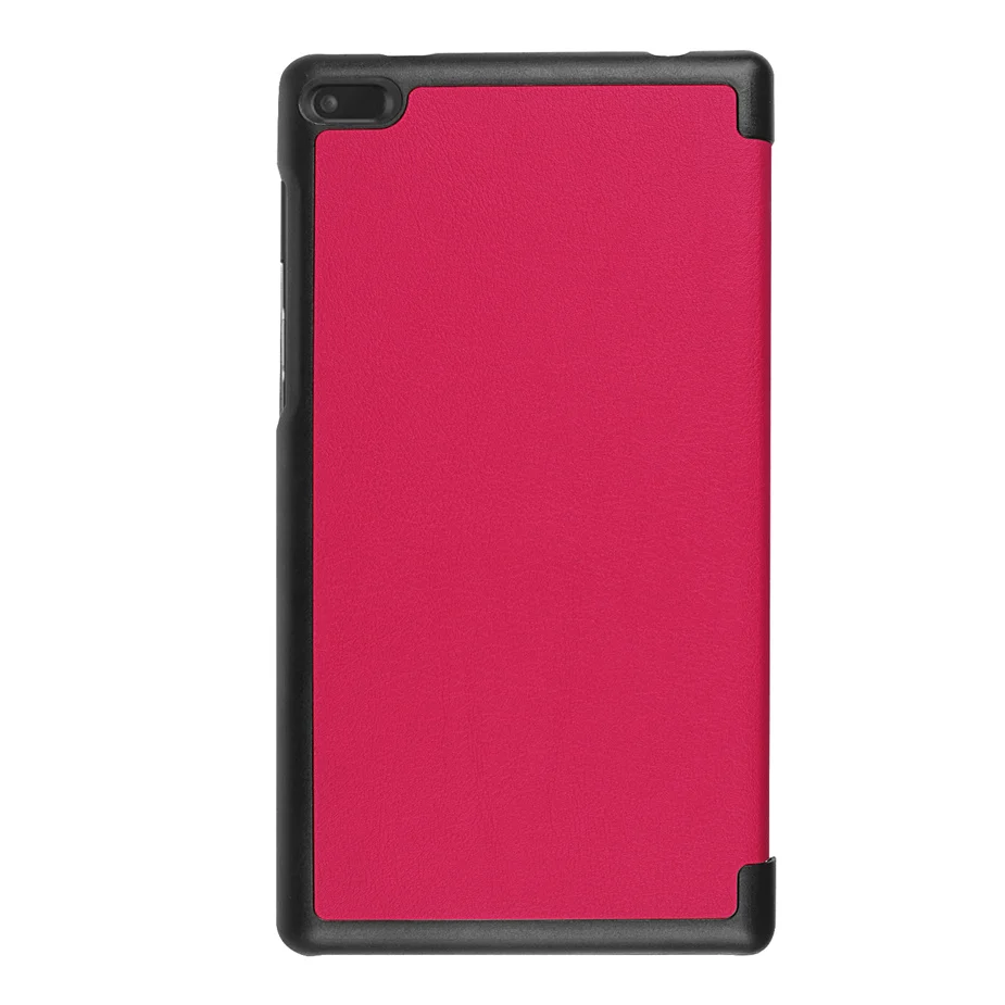 Tab 2 A10-70F Стенд PU кожаный чехол для lenovo Tab 2 A10-30 X30F X30L магнит чехол для lenovo TAB 10 TB-X103F Tab3 10 Чехол - Цвет: red-hong