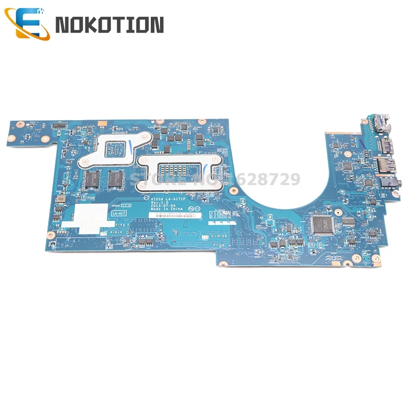 discount  NOKOTION 04X5122 VIUS6 LA-A171P For Lenovo ThinkPad S540 S5-S540 Laptop Motherboard SR170 I5-4200U 