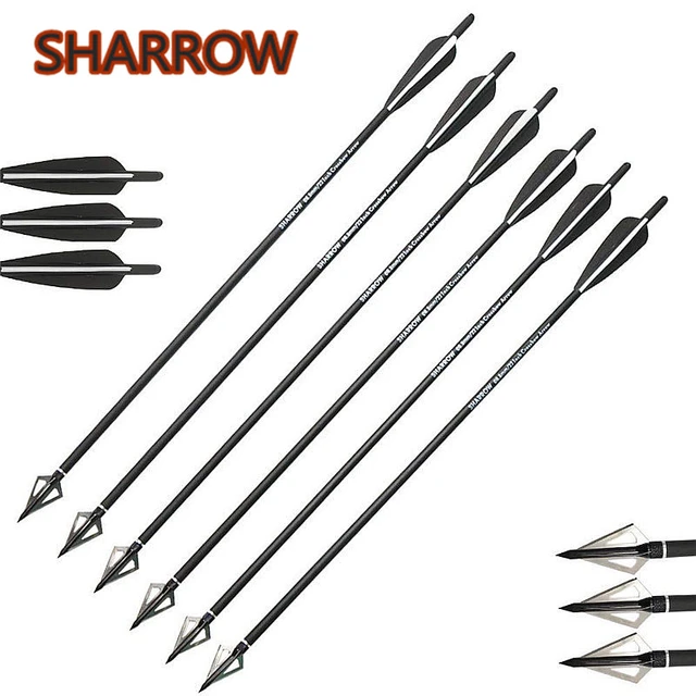 12 Pcs Crossbow Arrow 17 20 22 Inches Diameter 8.8 mm 8mm for Archery  Hunting Shooting - AliExpress