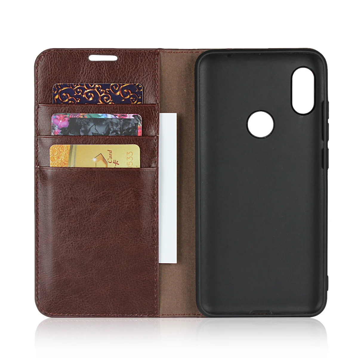 For Xiaomi Redmi Note 6 Pro Case 100% Natural Genuine Leather Skin Phone Case On For Redmi Note6 Pro Flip Wallet Book Cover case for xiaomi