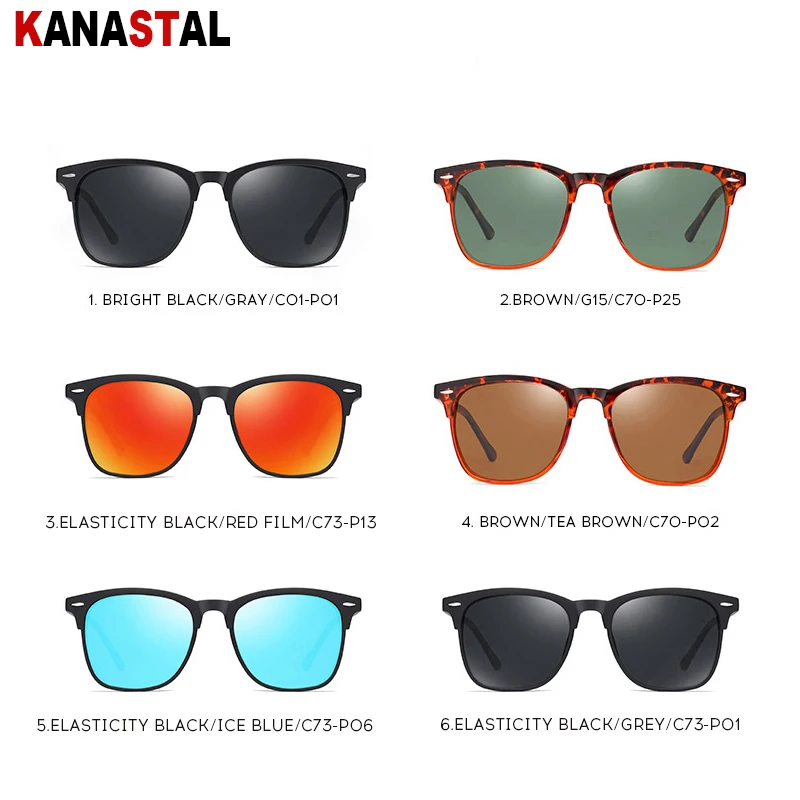 Lunettes De Soleil Polarisées Pour Homme – Modèle Pilote UV400 – Monture Miroir