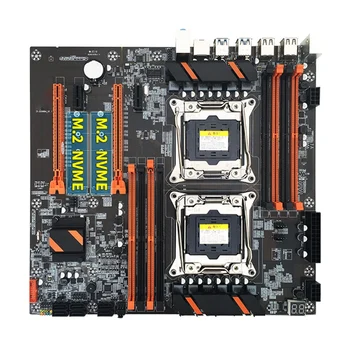 

X99 Dual Way Server Motherboard 2011-3 Pin DDR4 Studio Computer Game Virtual Machine Simulator E5Cpu