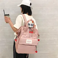 Японская мягкая Большая вместительная сумка через плечо, Женская Корейская версия, маленькая школьная сумка Sen, рюкзак для путешествий, водонепроницаемый