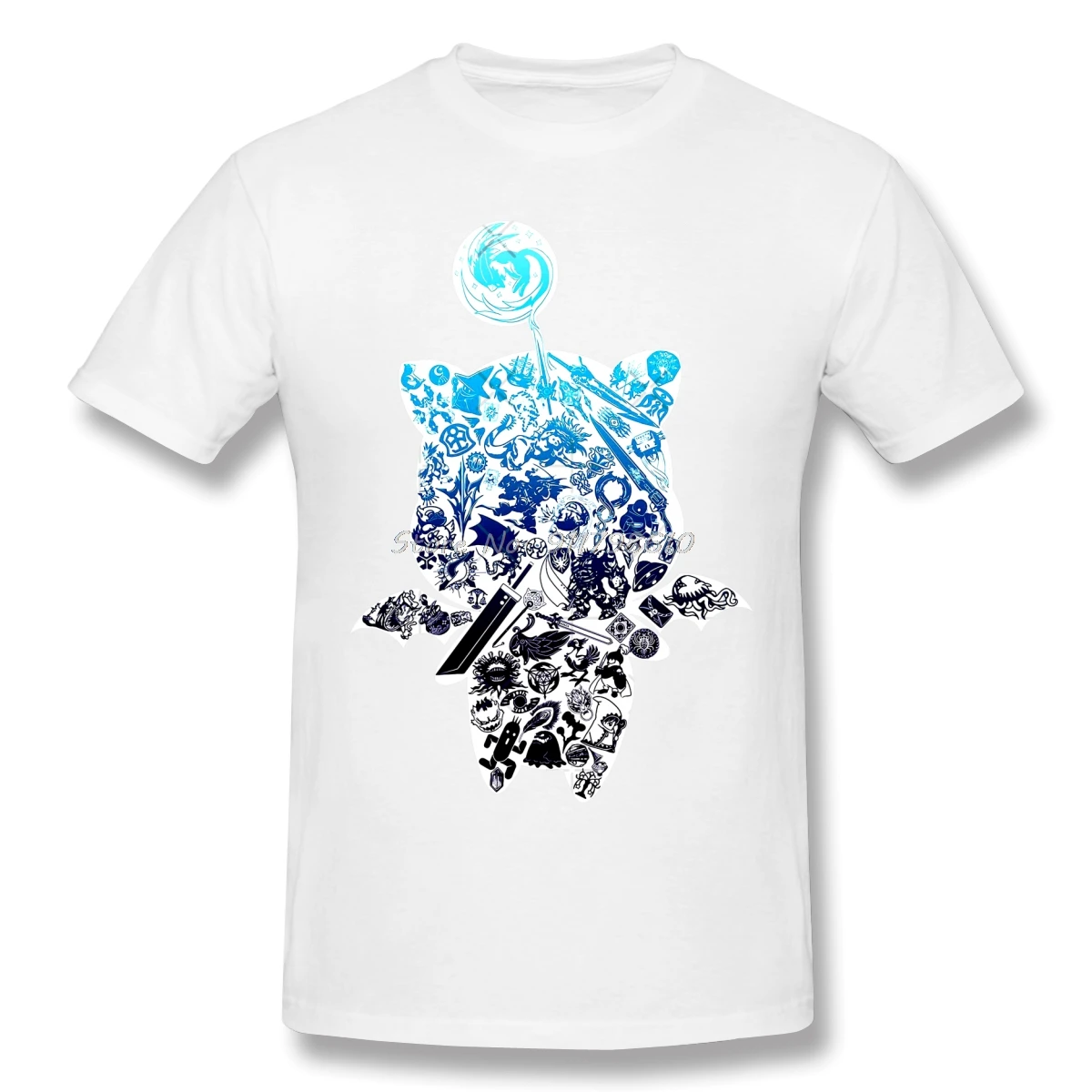Moogle Verse White Anime Graphic Tee - Streetwear Summer T-Shirt