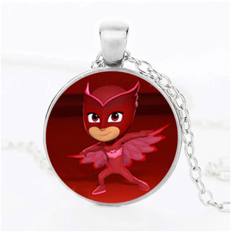 PJ Masks костюм время драгоценный камень брелок кулон Pj маска Juguete Catboy Owlette Gekko мультфильм аксессуары брелок декорация игрушки S60