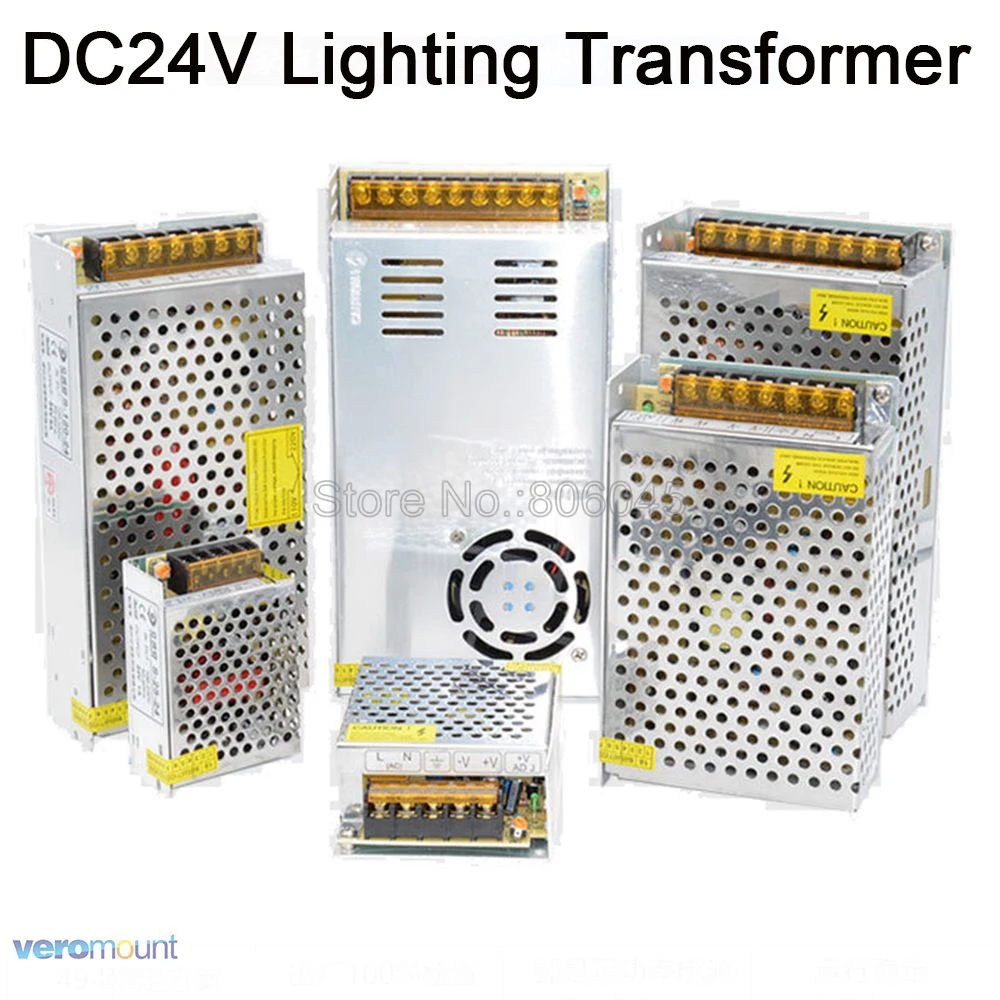 

24V Lighting Transformer AC110V 220V to DC24V 1A 2A 3A 5A 6.5A 8.5A 10A 15A 16.5A 21A 30A Switching Power Supply Power Converter