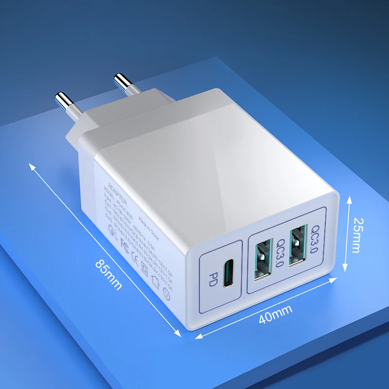 SGP Hybrid PD Quick Charge 3,0 Dual USB зарядное устройство для samsung xiaomi iPhone Быстрая зарядка для мобильных телефонов для Redmi huawei 30w зарядное устройство