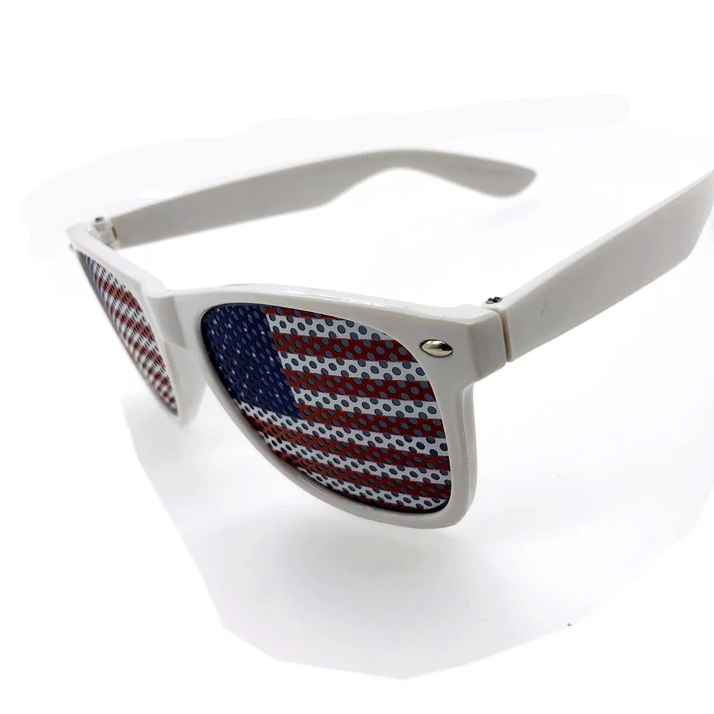 American Flag Sunglasses Men's Square Sunglasses Women's Prom Dress Up Party Personality Glasses UV400