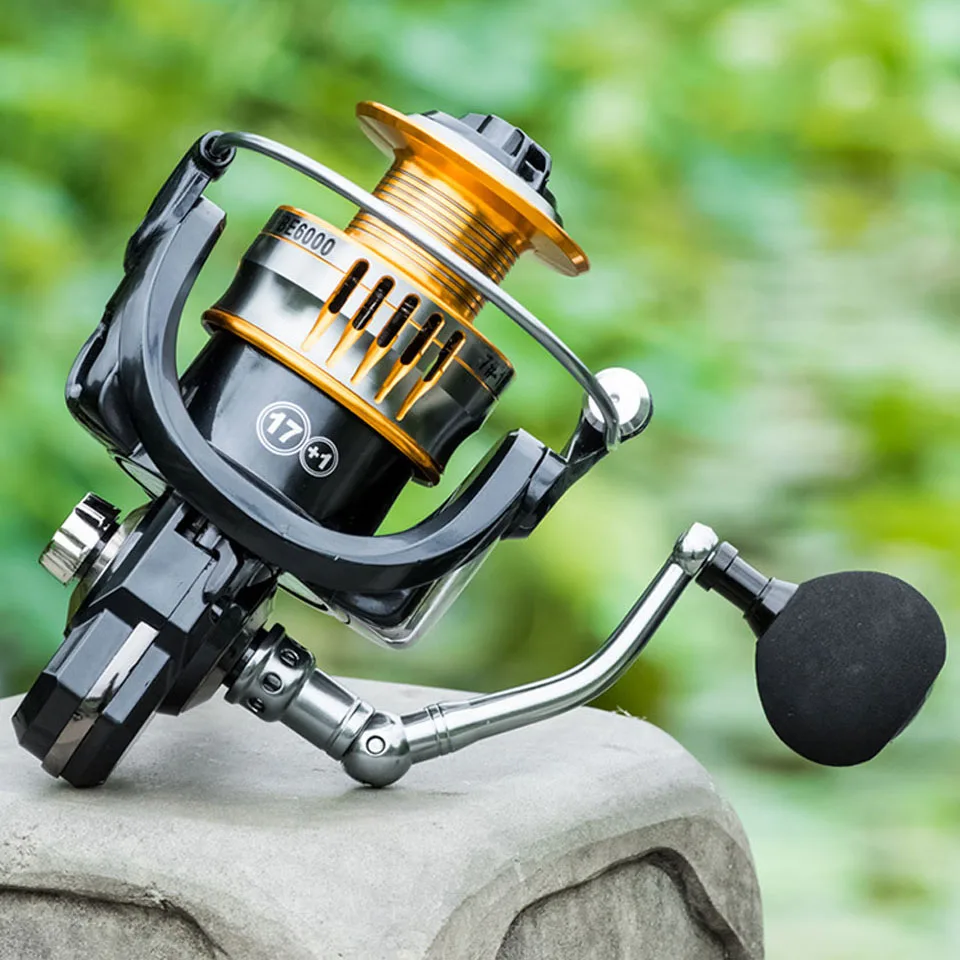 WALK FISH High Quality 17+1 BB Fishing Reel 5.0:1 4.7:1 Gear Ratio High Speed Spinning Reel Carp Fishing Reels For Saltwater