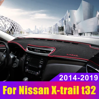 

For Nissan X-trail X trail t32 2014- 2019 Car Dashboard Cover Avoid light Pad Instrument Panel Mat Carpets Accessories