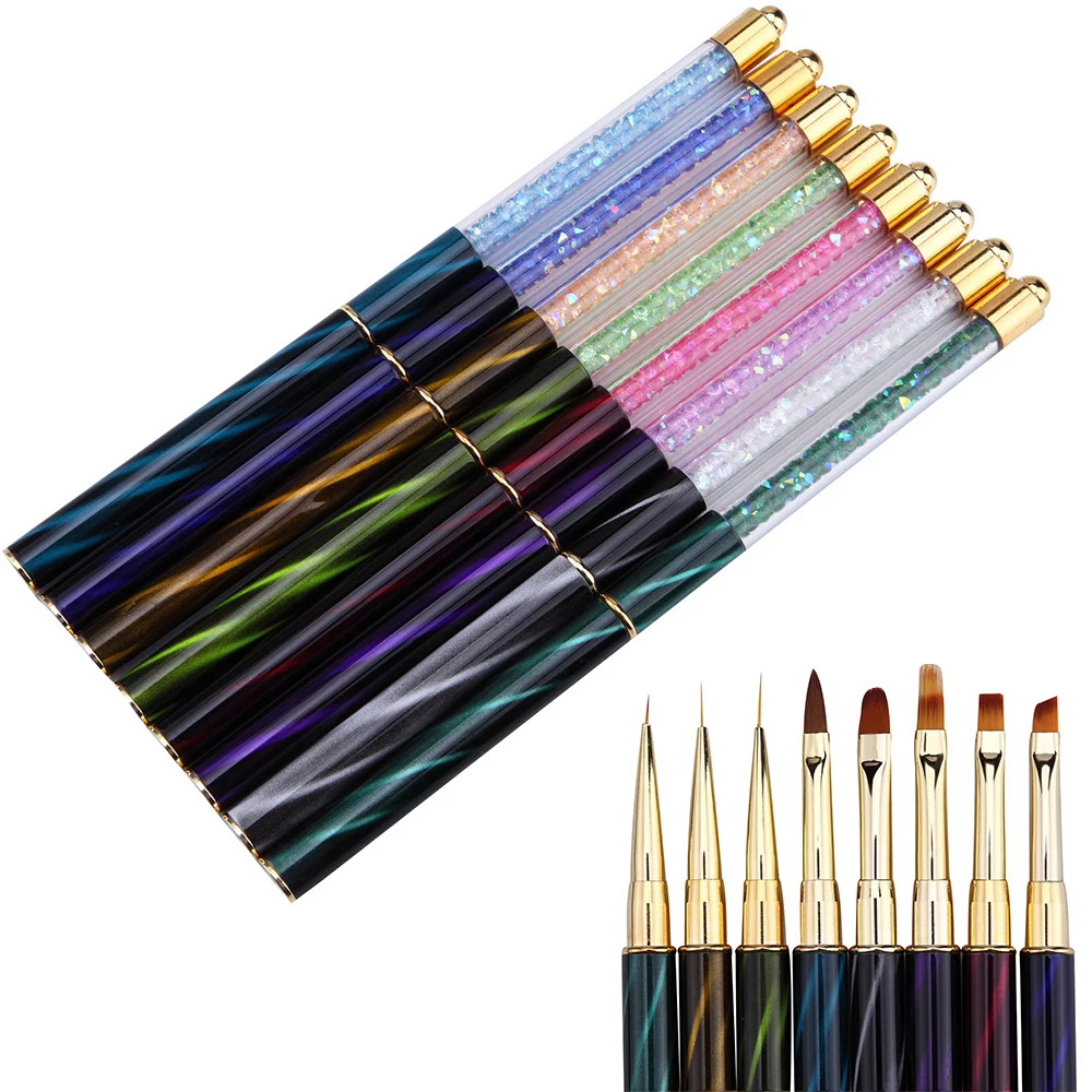 1 шт. кисть для наращивания ногтей кошачий глаз | Красота и здоровье