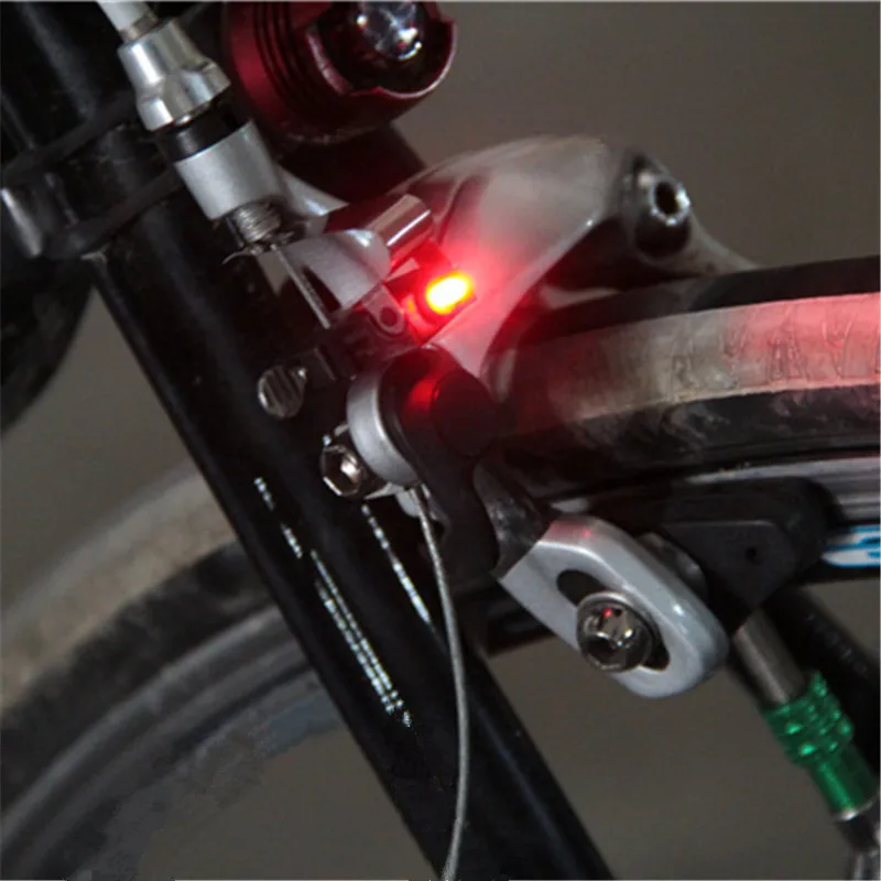 1 шт. мини-крепление задний велосипедный светильник велосипедный тормоз велосипедный светодиодный светильник высокая яркость водонепроницаемый светодиодный фонарь Аксессуары для велоспорта
