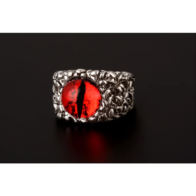 Fashion Creative Evil Eye Rings For Men Women Personality Male Punk Yellow Ring Jewelry Men's Bar Night Club Accessories Gifts finger ring silver ring wedding rings stainless steel ring jewelry accessories ring set couples rings adjustable rings wedding ring gold color ring