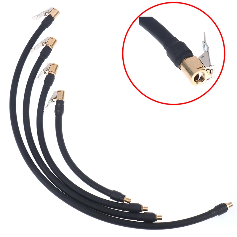 Air Rubber Hose Flexible Tire Valve Extension Tube Adapter for Air Compressor Tire Inflator Pump