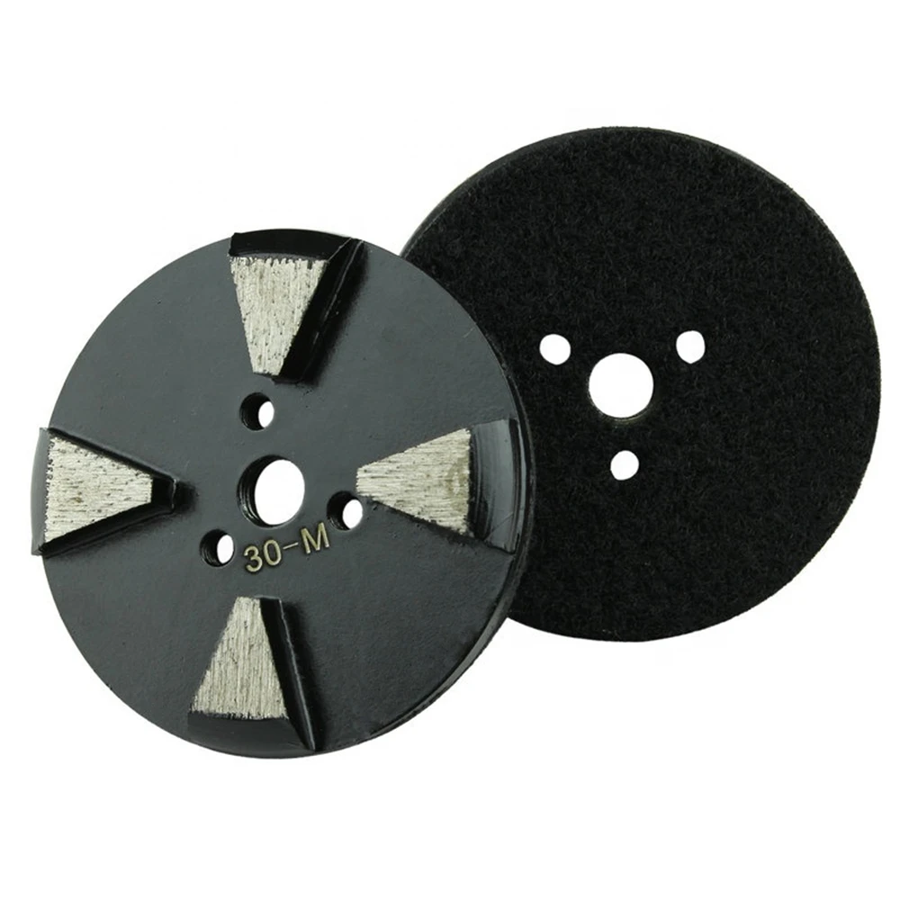 GD79 Velcro Back Diamond Grinding Pads 4 Inch D100mm Sticking Style Metal Bond Floor Disc for Grinder Machine 9PCS | Инструменты