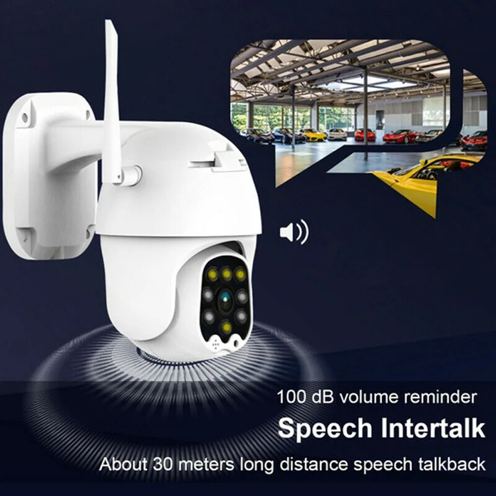 Открытый IP66 водонепроницаемый 4X зум PTZ WiFi 1080P HD IP камера ИК ночного видения домашняя камера видеонаблюдения