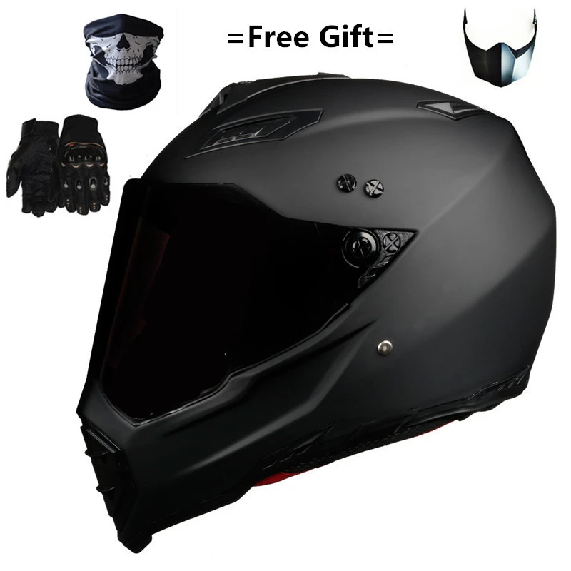 Mate Black Dual Hilldown Off Road Motorcycle Helmet Dirt Bike White Full  Face Casco for Moto Sport Motorcycle Accessories|Helmets| - AliExpress